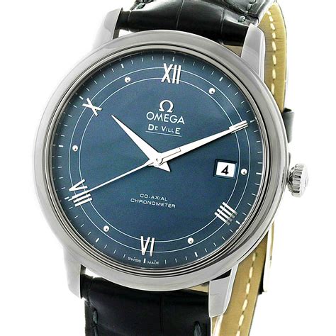 omega de ville co-axial stainless steel men's watch|omega de ville prestige 39.5.